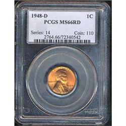 1946-D 1C PCGS MS66 RD [L#3036