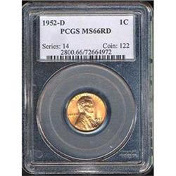 1950-S 1C PCGS MS66 RD [L#3044
