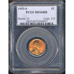 1951-S 1C PCGS MS66 RD [L#3045