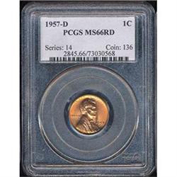 1956-D 1C PCGS MS66 RD [L#3051