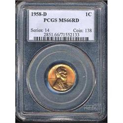 1957-D 1C PCGS MS66 RD [L#3053
