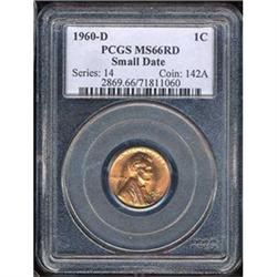 1960 SD 1C PCGS MS66 RD [L#3057