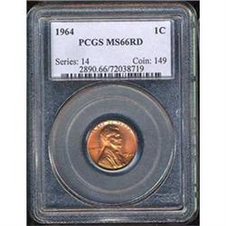 1960-D LD 1C PCGS MS66 RD [L#3058