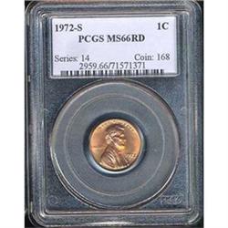 1972 1C PCGS MS66 RD [L#3068