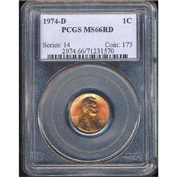 1972-S 1C PCGS MS66 RD [L#3070