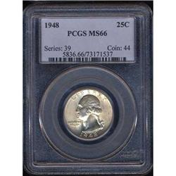 1947-S 25C PCGS MS66 [L#3144