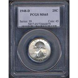 1948 25C PCGS MS65 [L#3145