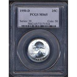 1949-D 25C PCGS MS66 [L#3150
