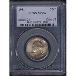 1951-S 25c NGC MS67 [L#3154
