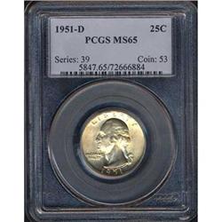 1951 25C PCGS MS65 [L#3155