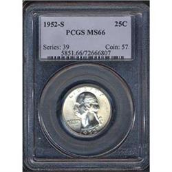 1952 25C PCGS MS66 [L#3159