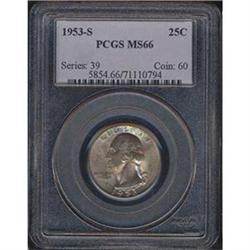 1952-S 25C PCGS MS66 [L#3162
