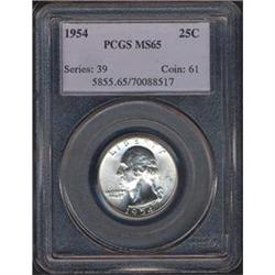 1954-S 25c PCGS MS65 [L#3167