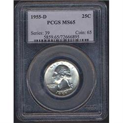 1955 25C PCGS MS65 [L#3174