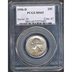 1956 25C PCGS MS65 [L#3178