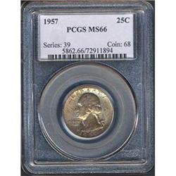 1956 25C PCGS MS66 [L#3179