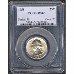 1958-D 25c PCGS MS66 [L#3186