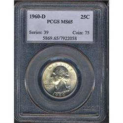 1960 25C PCGS MS65 [L#3194