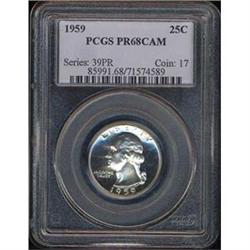 1959 25C PCGS PR67 CAM [L#3254