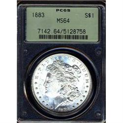 1882-S $1 PCGS MS64 [L#3290
