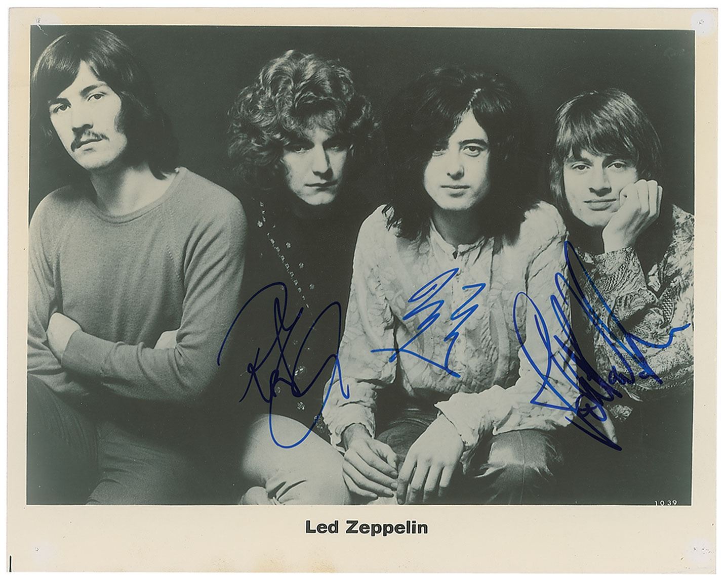 Led Zeppelin Signed Photograph