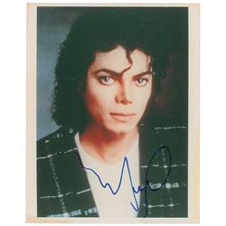 Michael Jackson Signed Photograph
