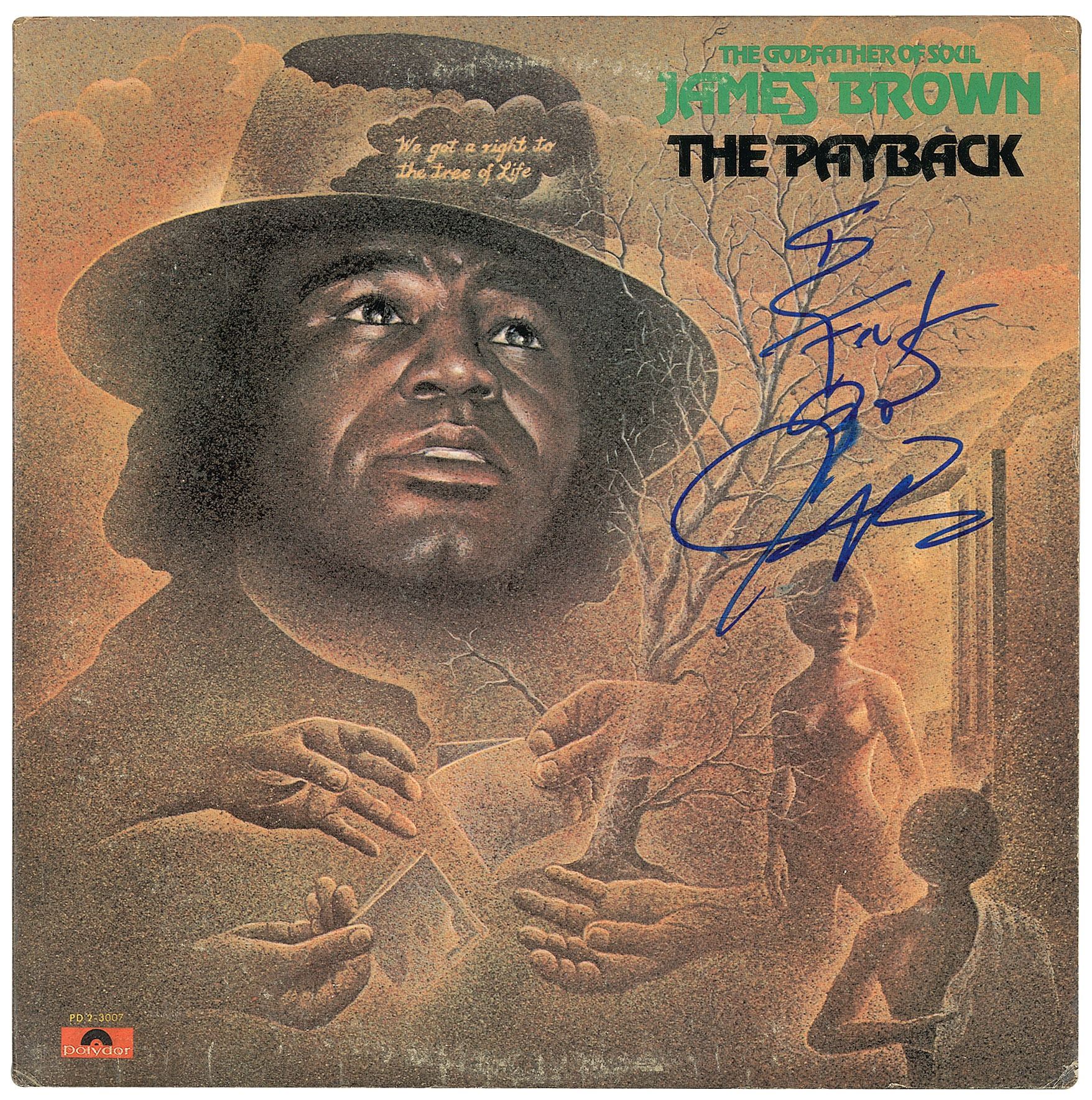 James Brown Signed Album