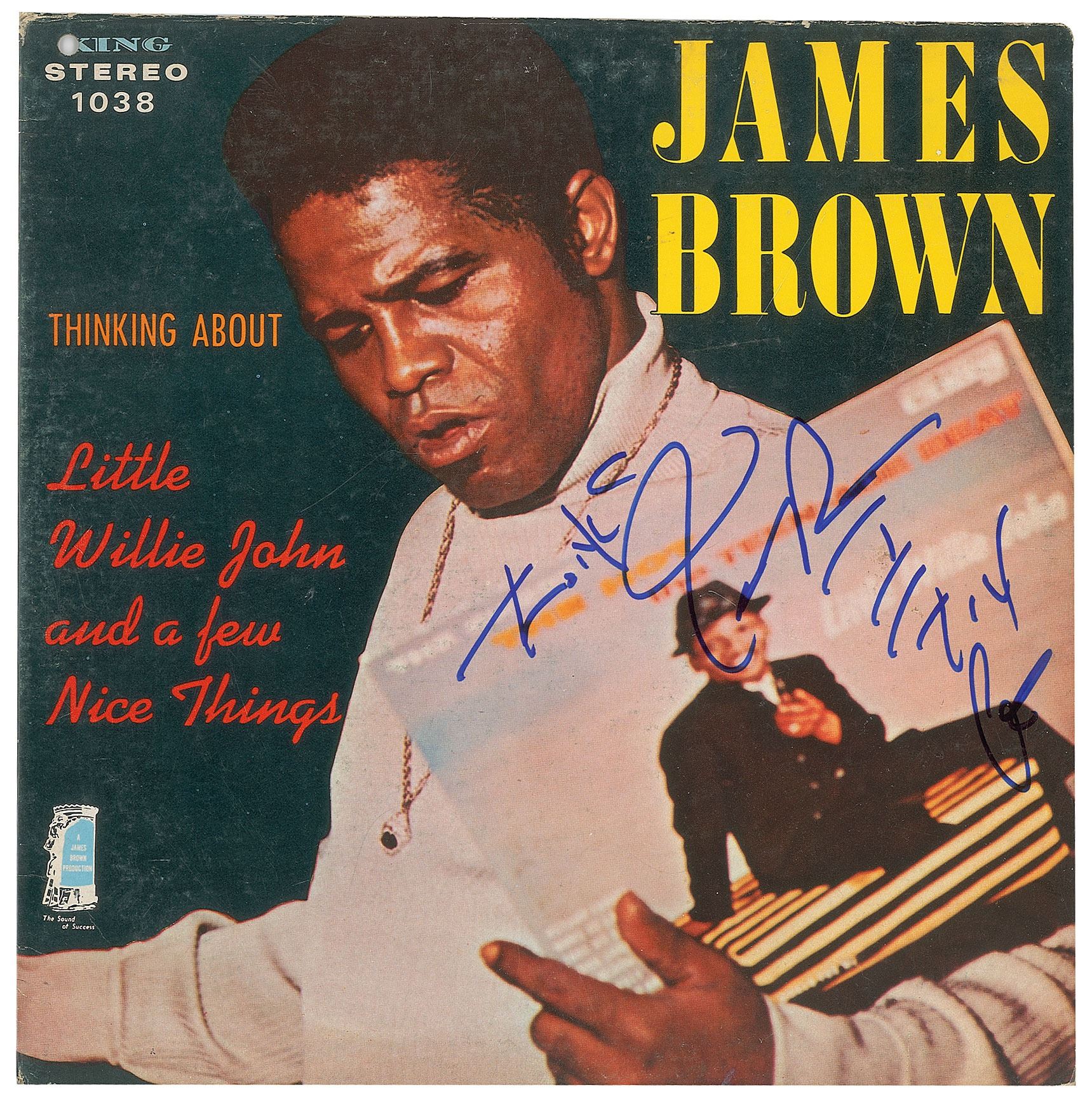 James Brown Signed Album