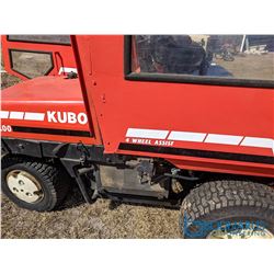 Kubota FZ2100 4WD Auto Assist ZDT Diesel Front Mount Mower w/Cab 1096 hrs