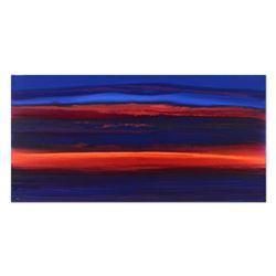 Wyland, "Sarasota Sunset" Original Oil Painting on Canvas, Hand Signed with Certificate of Authentic