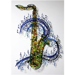 Patricia Govezensky- Original Painting on Cutout Steel "Orchestra"