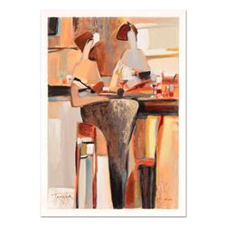 Yuri Tremler - "Ladies' Lunch" Limited Edition Serigraph by Yuri Tremler, Hand Signed with Certifica