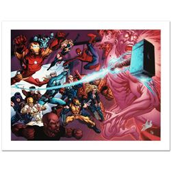 "Avengers Academy #11" Limited Edition Giclee on Canvas by Tom Raney and Marvel Comics. Numbered and