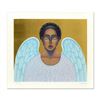 Image 1 : Nivia Gonzales (1946-2017), "Angelita" Limited Edition Serigraph with Gold Leaf, Numbered and Hand S
