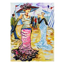Patricia Govezensky- Original Watercolor "French Party"