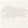 Image 2 : Guillaume Azoulay, "Pen and Ink AE" Framed Original Drawing, Hand Signed with Letter of Authenticity