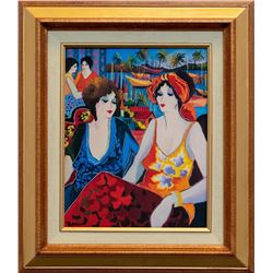 Patricia Govezensky- Original Giclee on Canvas "Beautiful View"