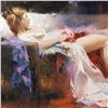 Image 2 : Pino (1939-2010) - "Sweet Repose" Artist Embellished Limited Edition on Canvas (40" x 30"), AP Numbe