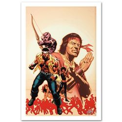 "House of M: Avengers #2" Limited Edition Giclee on Canvas by Mike Perkins and Marvel Comics. Number
