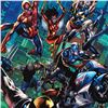 Image 2 : "New Avengers Finale #1" Limited Edition Giclee on Canvas by Bryan Hitch and Marvel Comics, Numbered