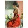 Image 1 : Vladimir Volegov, "From a Rose" Limited Edition Hand Embellished on Canvas, Numbered and Hand Signed