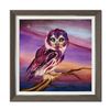 Image 1 : Martin Katon, "Brighter Than Life: Owl" Framed Original Oil Painting on Canvas, Hand Signed with Cer