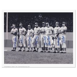 "Big Red Machine Line-Up" is a Lithograph Featuring Signatures from the Big Red Machine's Starting E