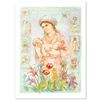 Image 1 : "Raquela" Limited Edition Lithograph by Edna Hibel (1917-2014), Numbered and Hand Signed with Certif