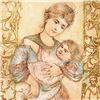 Image 2 : "Fair Alice and Baby" Limited Edition Lithograph by Edna Hibel (1917-2014), Numbered and Hand Signed