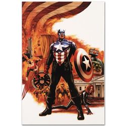 "Captain America #41" Limited Edition Giclee on Canvas by Steve Epting and Marvel Comics, Numbered w