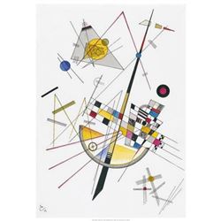 Wassily Kandinsky "Delicate Tension (1923) " Offset Lithograph