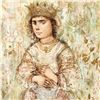 Image 2 : "Zorina" Limited Edition Lithograph by Edna Hibel (1917-2014), Numbered and Hand Signed with Certifi