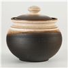 Image 1 : Eugenijus Tamosiunas - Hand Made Ceramic Jar with Lid. Hand Signed by the Artist.