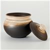 Image 2 : Eugenijus Tamosiunas - Hand Made Ceramic Jar with Lid. Hand Signed by the Artist.